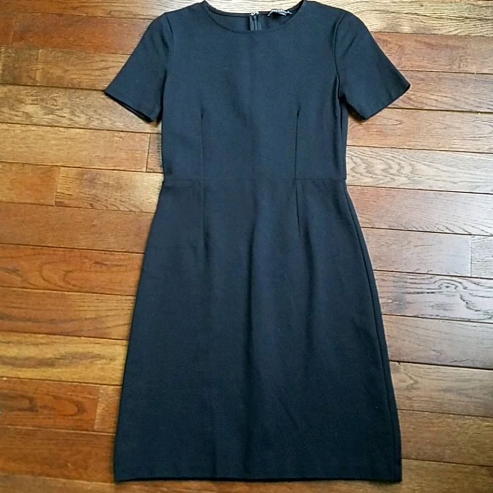 J. Crew Women's Size 0 Dress Black Short Short Sleeve Formal